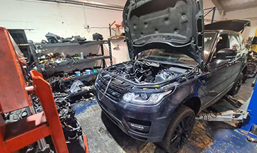 range rover sport engine replacement